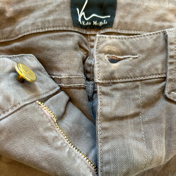 NWT Kate McHale Women Purple Gray Marbled Bootcut Pants Size 2 - Picture 11 of 16